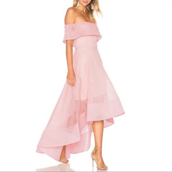 COPY - Bronx and Banco, High-low Tulip dress in Blush - Picture 2 of 6